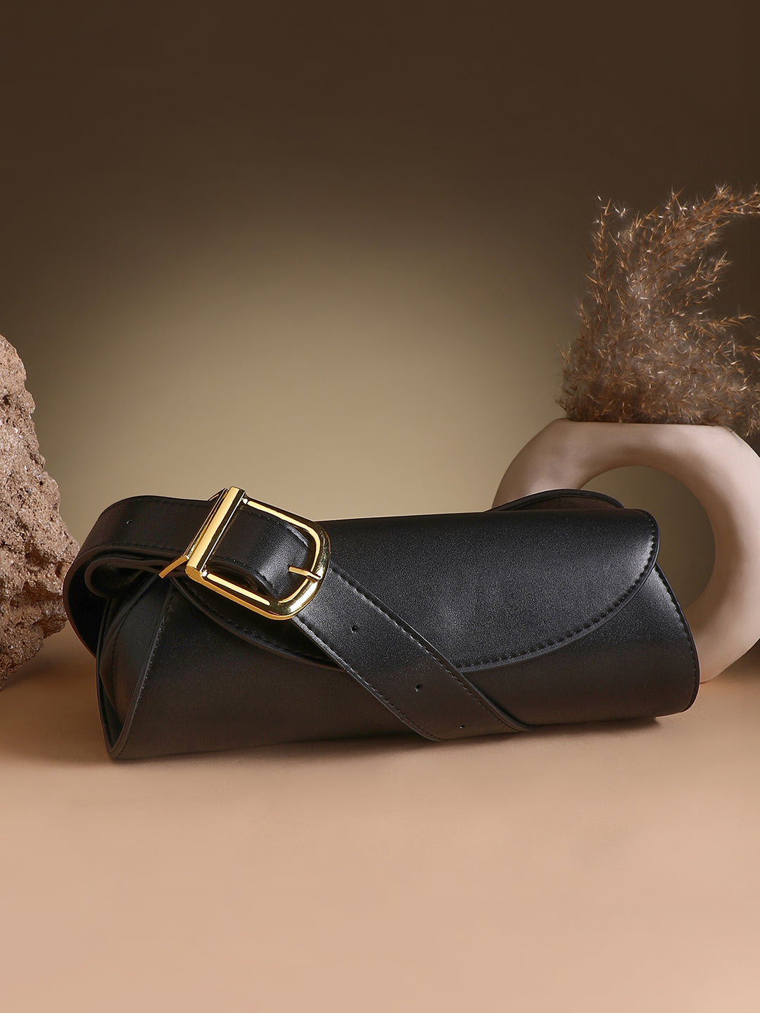 The Edge-Fold Sling Bag - Onyx Black
