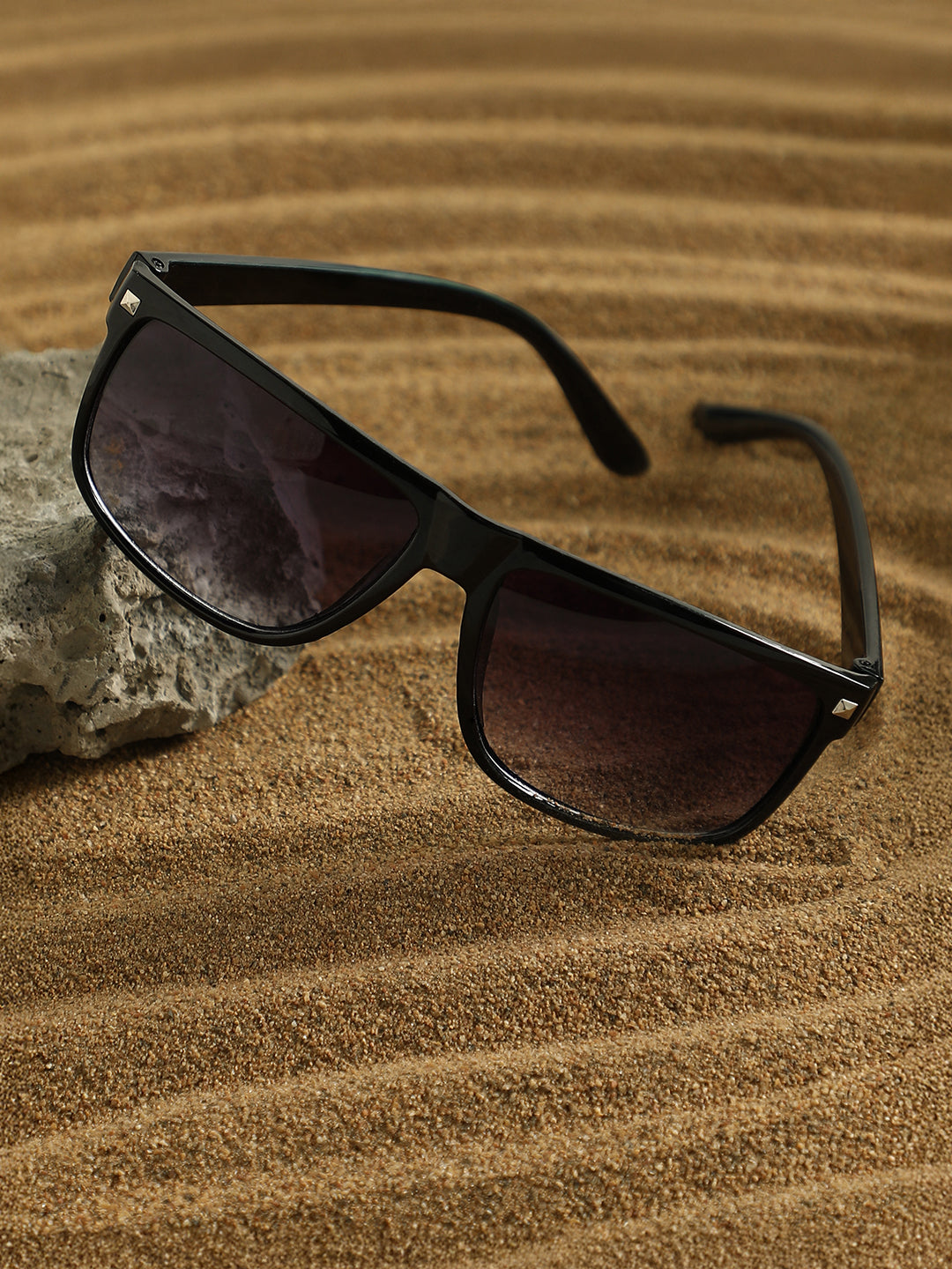 The Cityscape Wayfarer Sunglass - Onyx Black