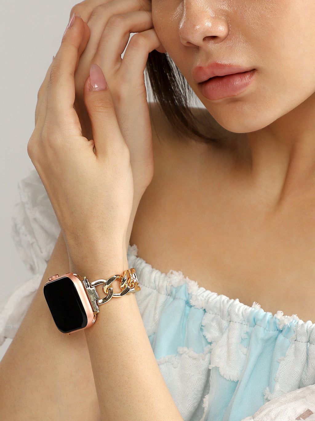 Chainlink Watch Strap - California Gold