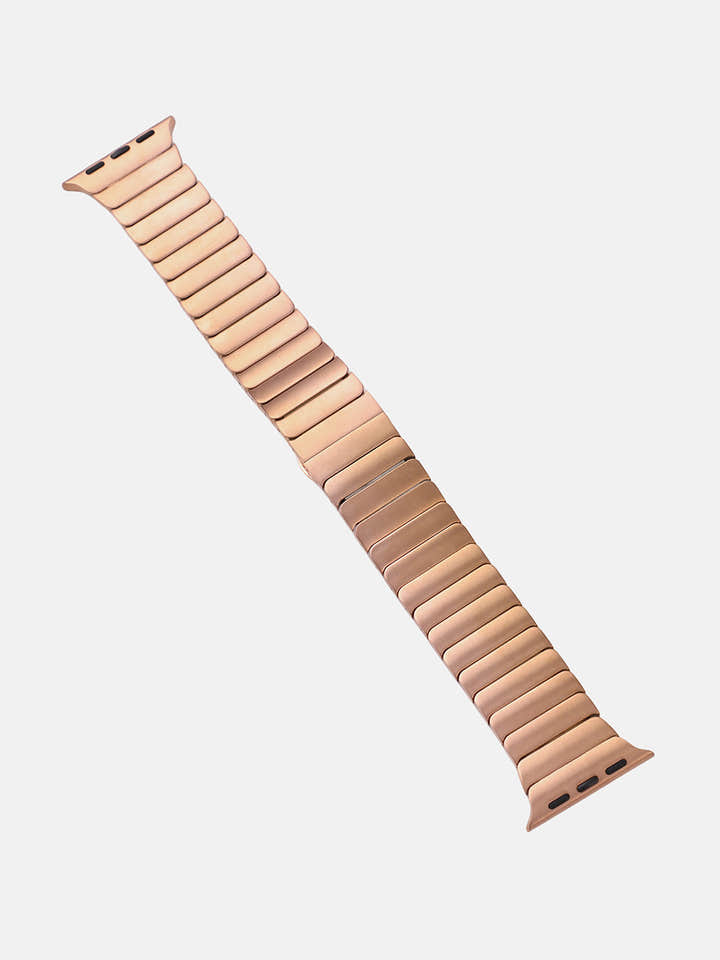 Ribbed Watch Strap - Antique Gold