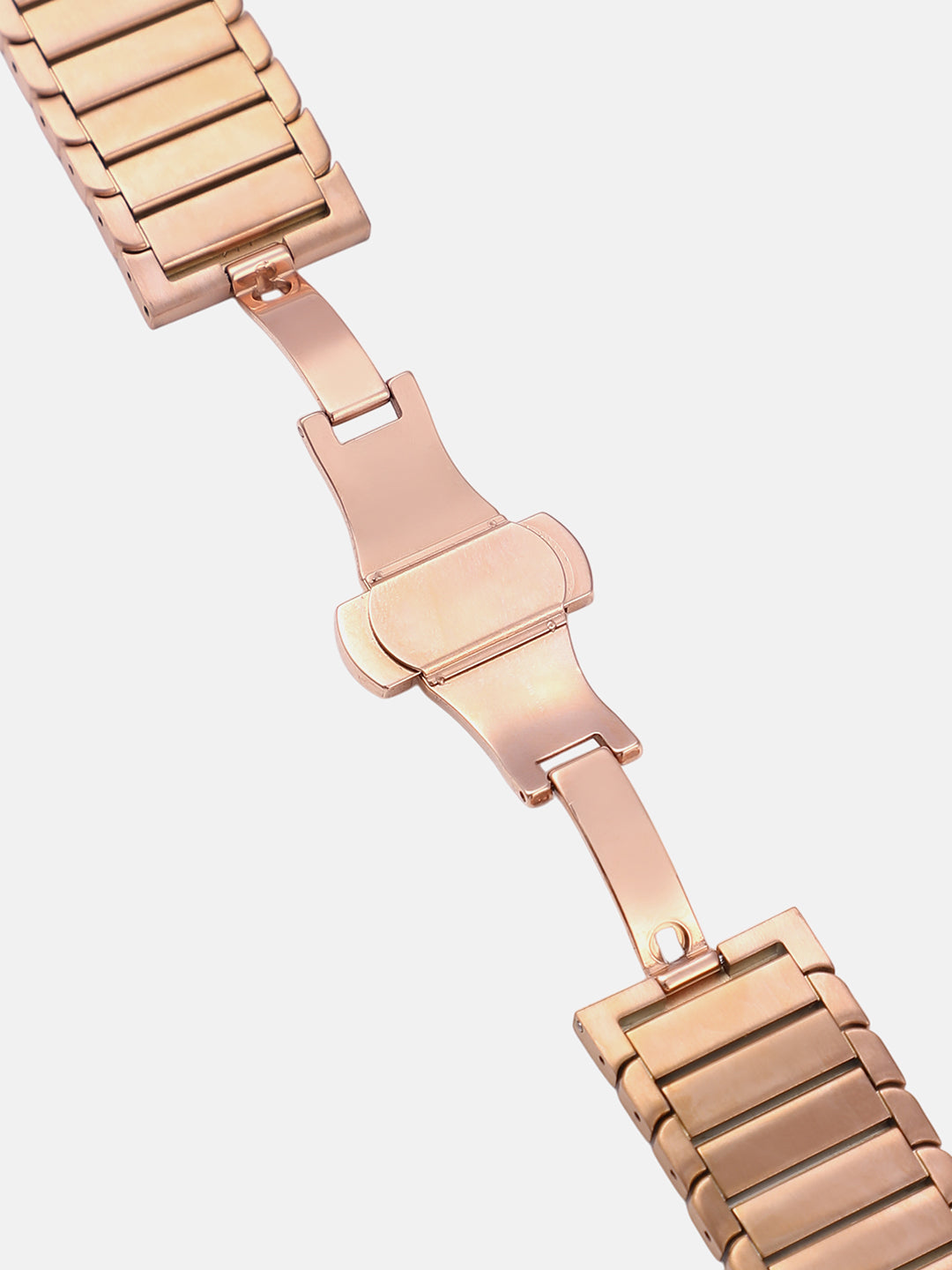 Ribbed Watch Strap - Antique Gold