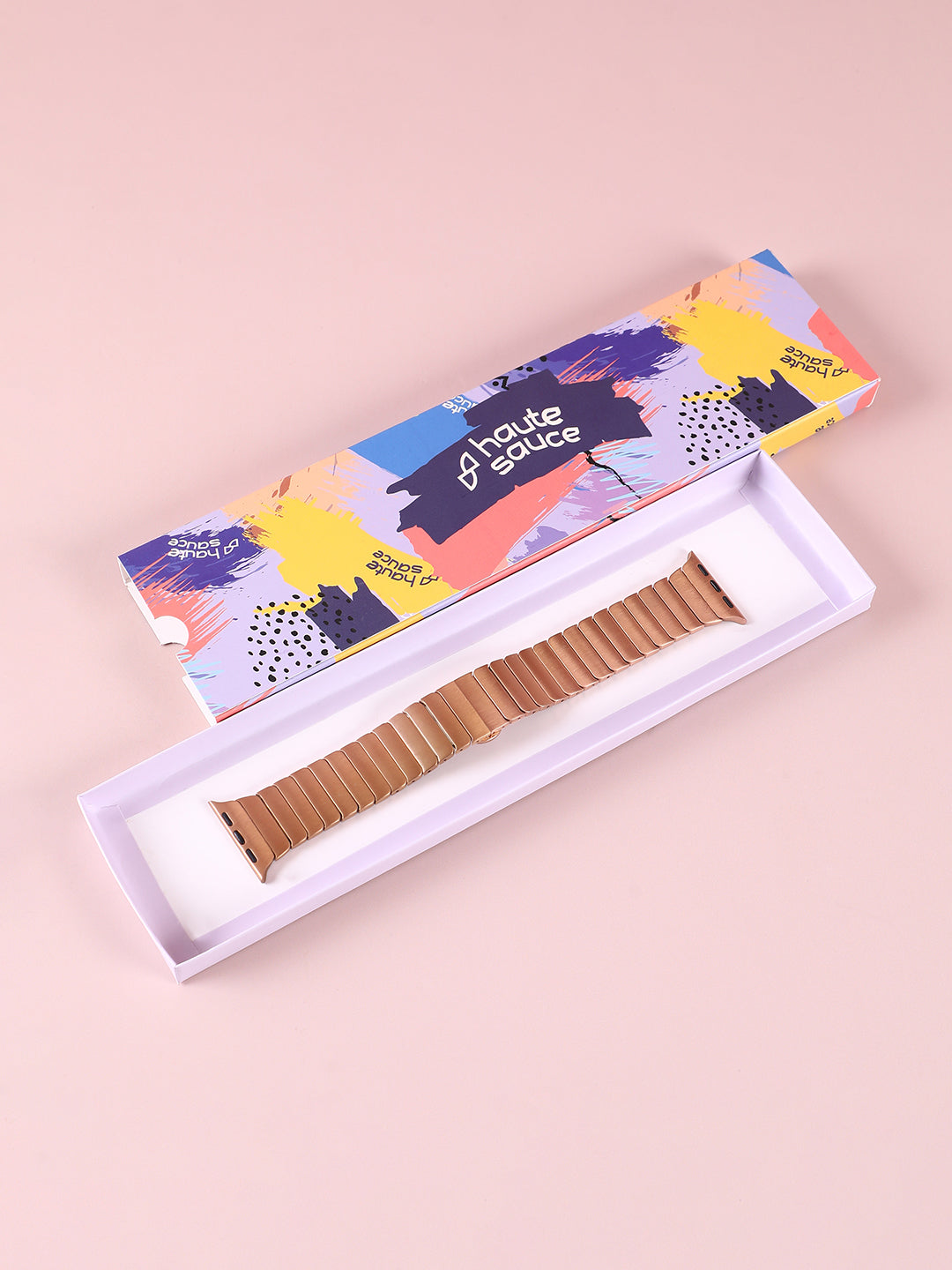 Ribbed Watch Strap - Antique Gold