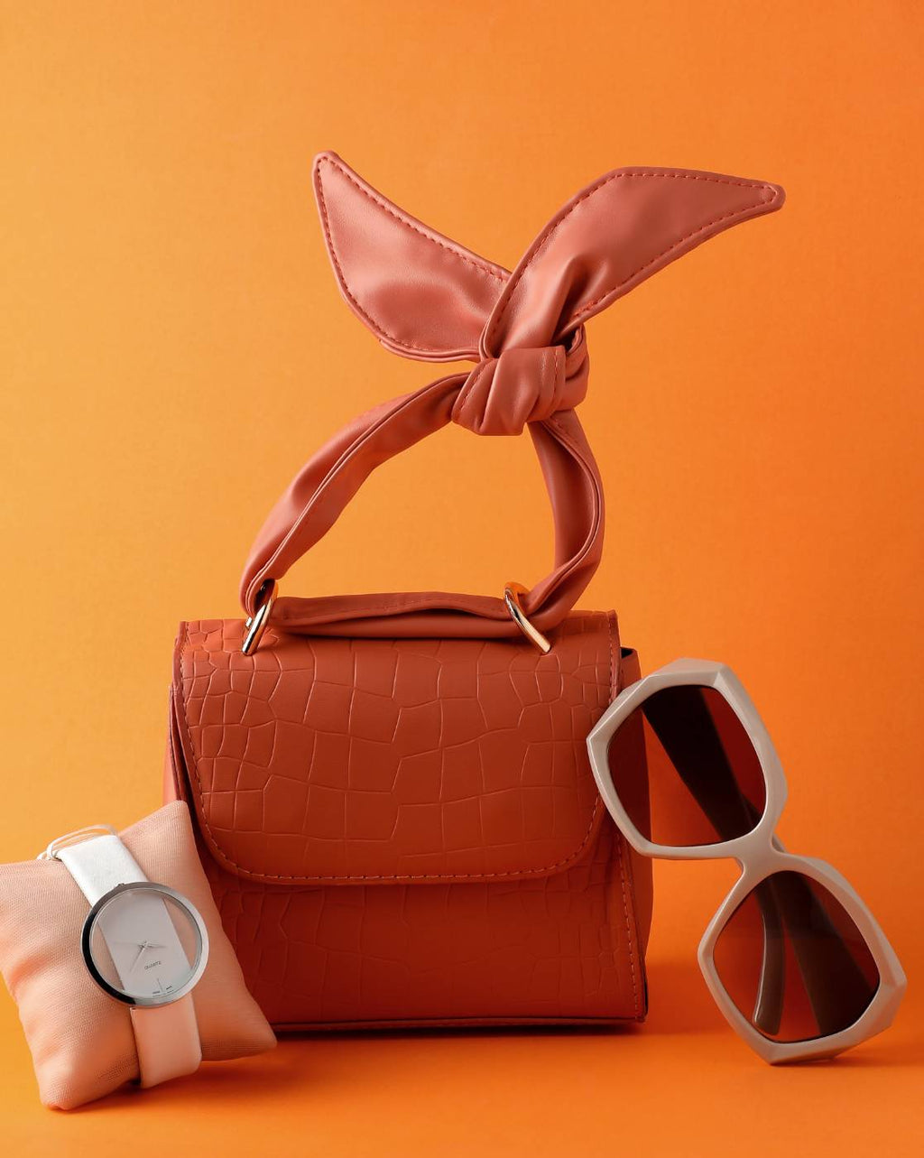 Bag & Watch Combo Gift Set