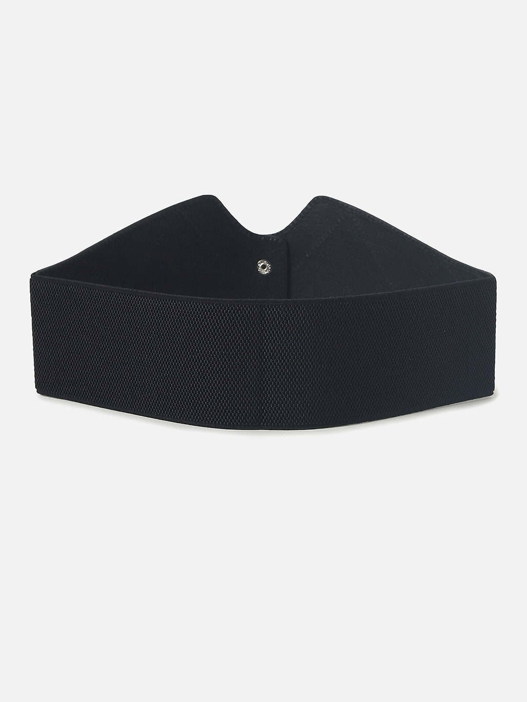 Black Solid Corset Belt