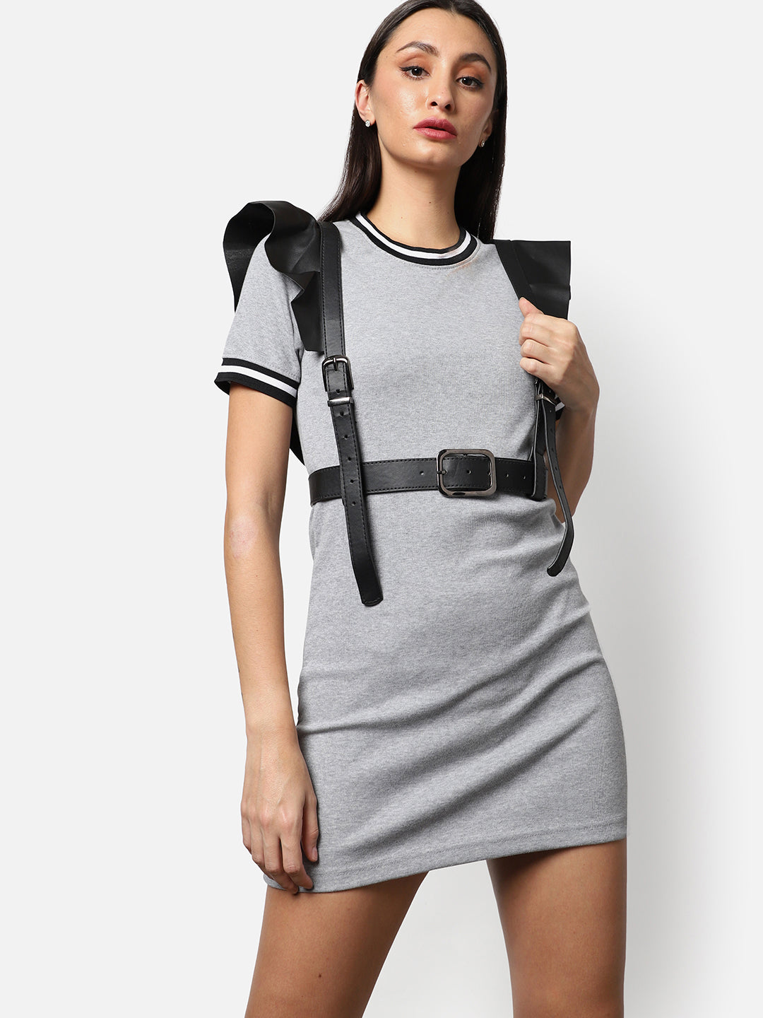 Black Solid Waist Belt