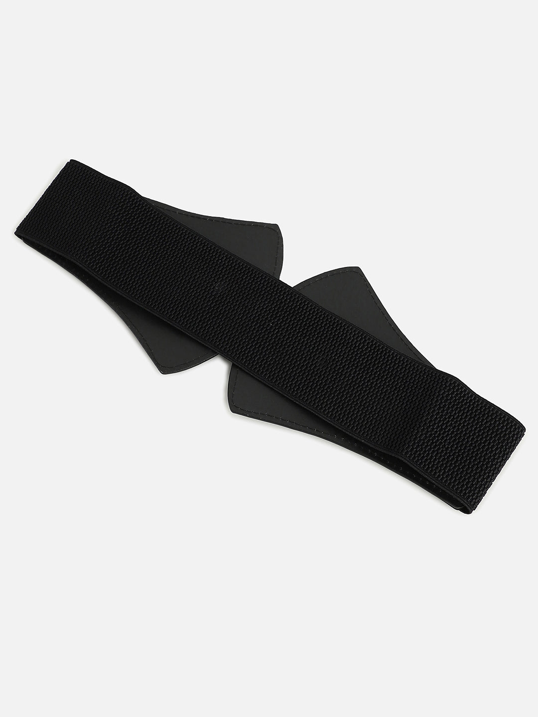 Black Solid Waist Belt