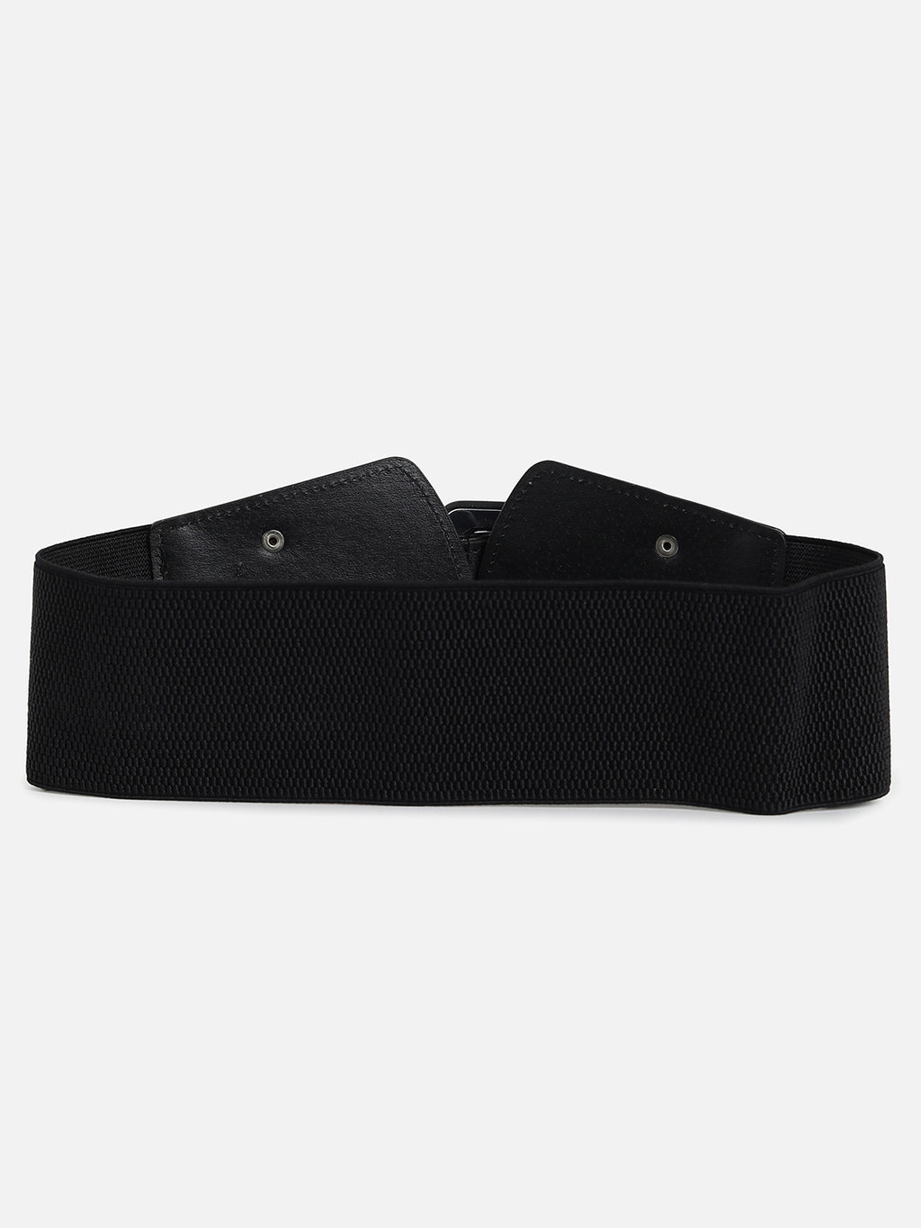 Black Solid Waist Belt