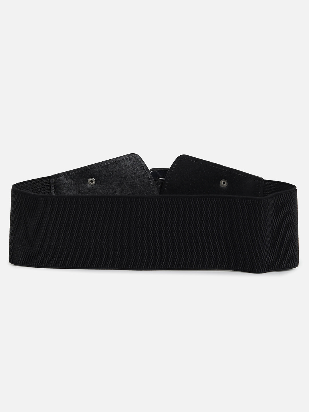 Black Solid Waist Belt