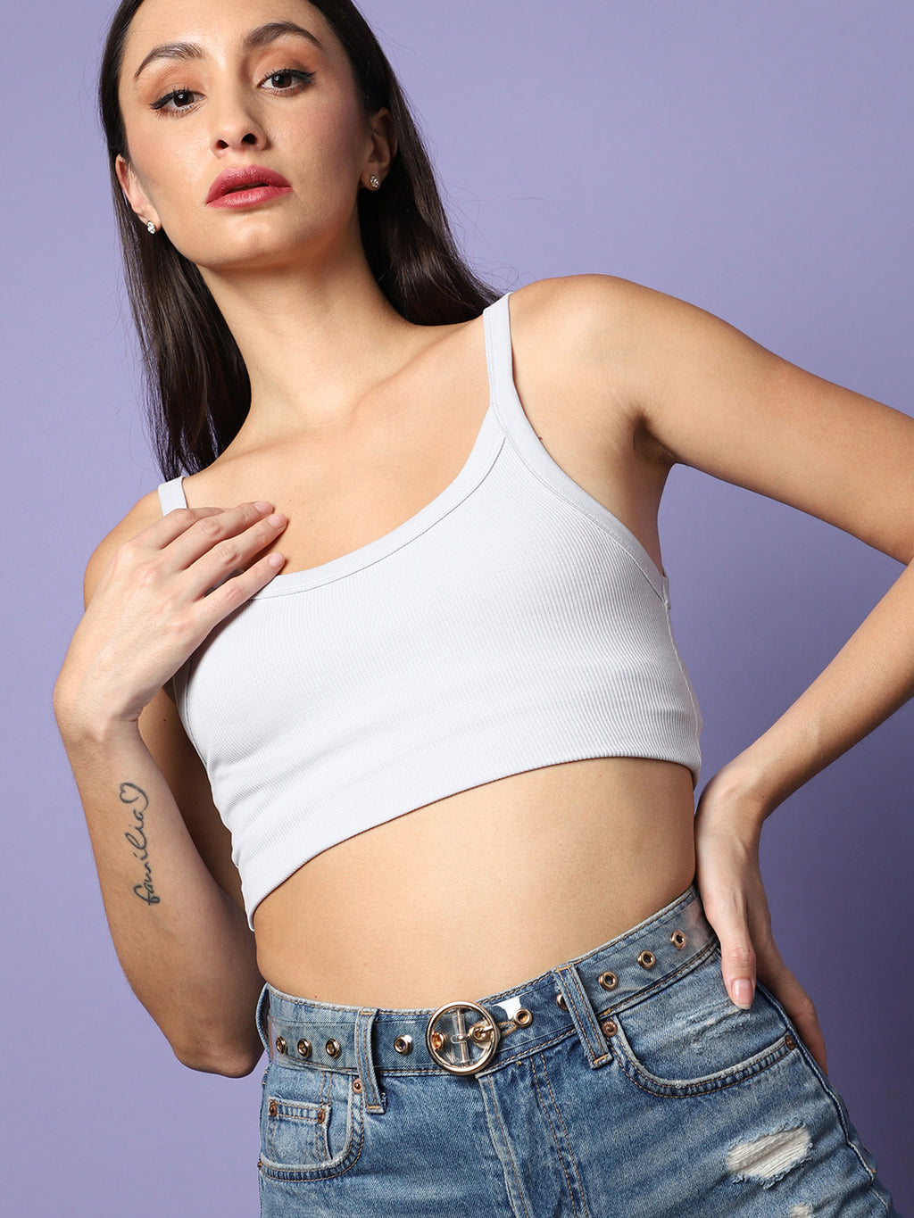 Transparent Solid Waist Belt