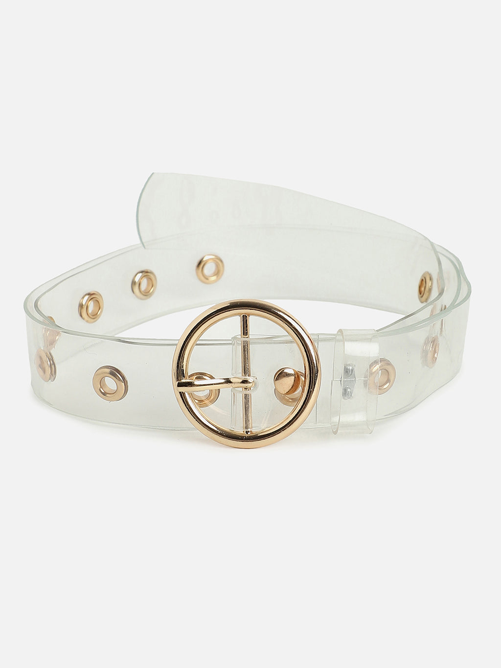 Transparent Solid Waist Belt