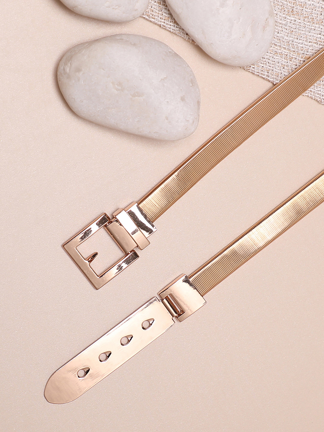 Gold Solid Waist Belt