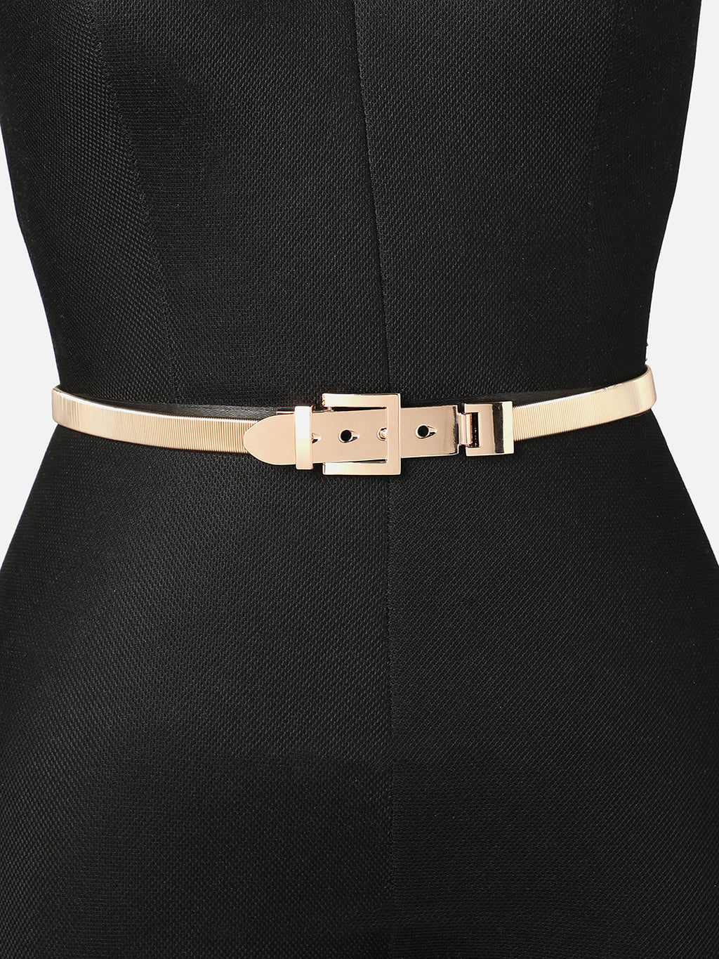 Gold Solid Waist Belt