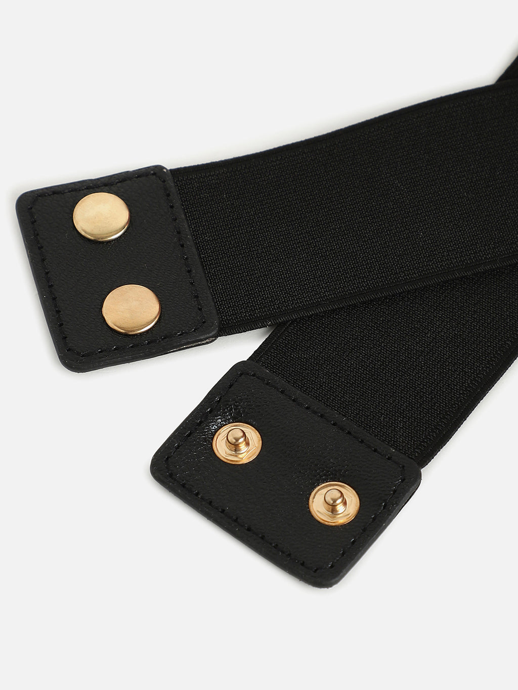 WOMEN GOLD TEXTURED WAIST BELT