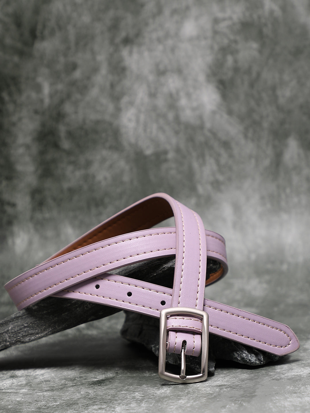 Lavender Solid Waist Belt