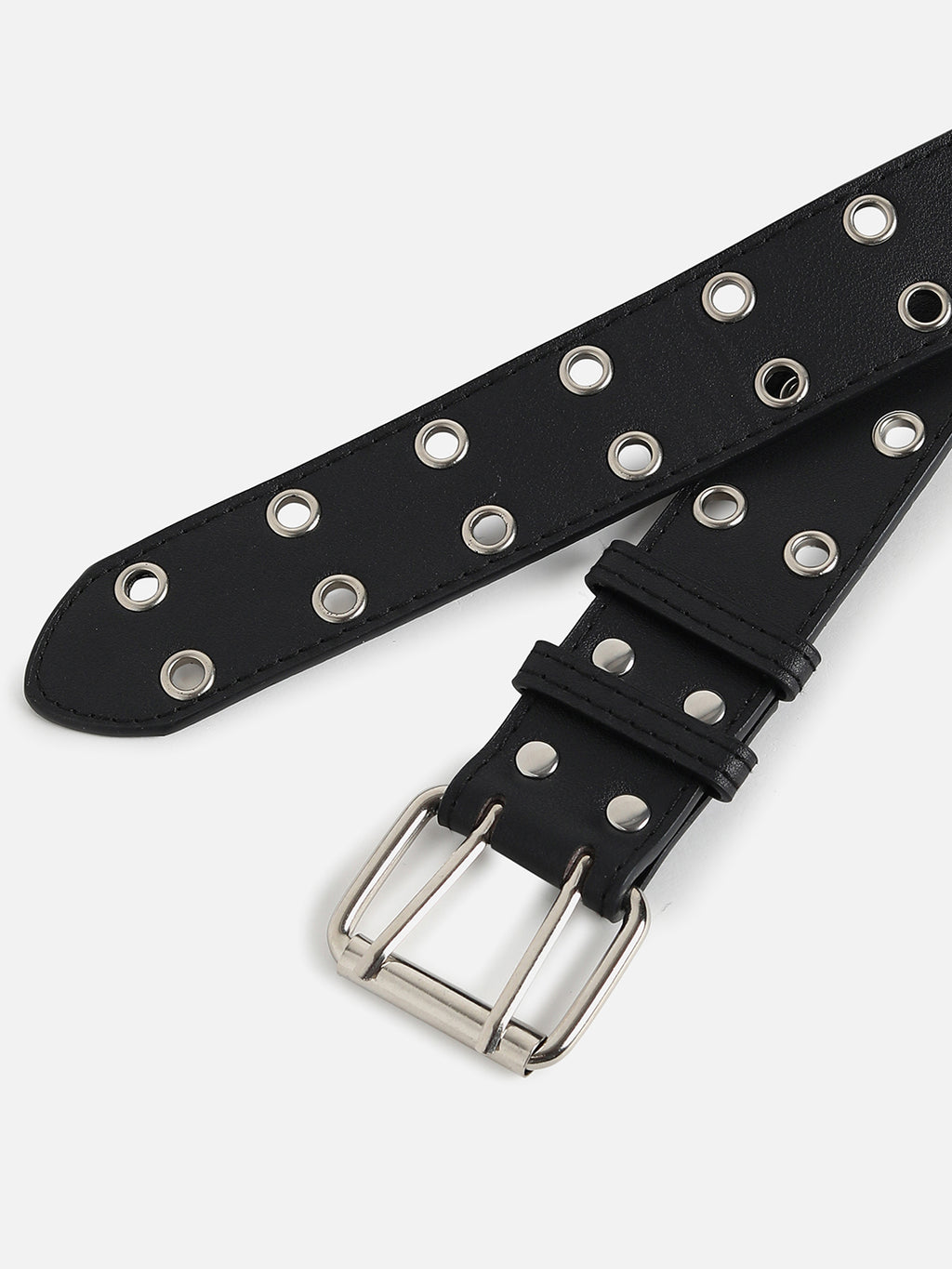 WOMEN BLACK SOLID WAIST BELT