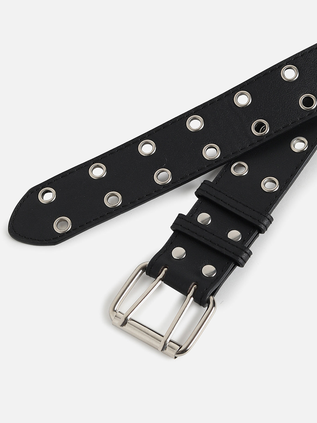 WOMEN BLACK SOLID WAIST BELT