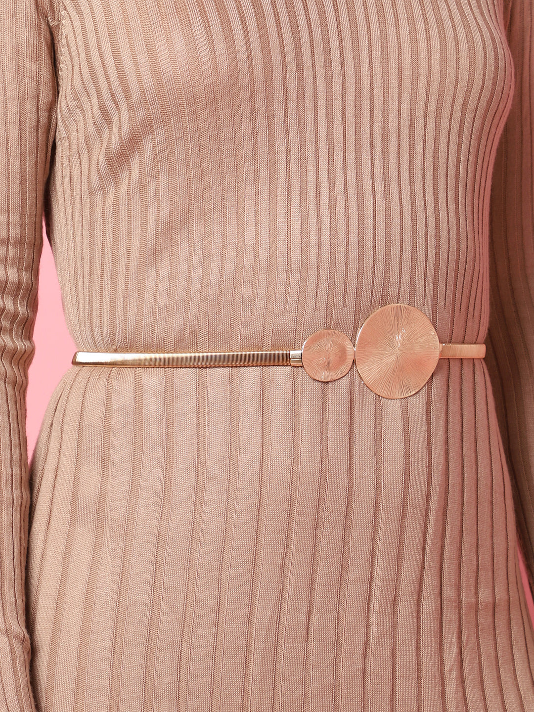 Gold Solid Waist Belt