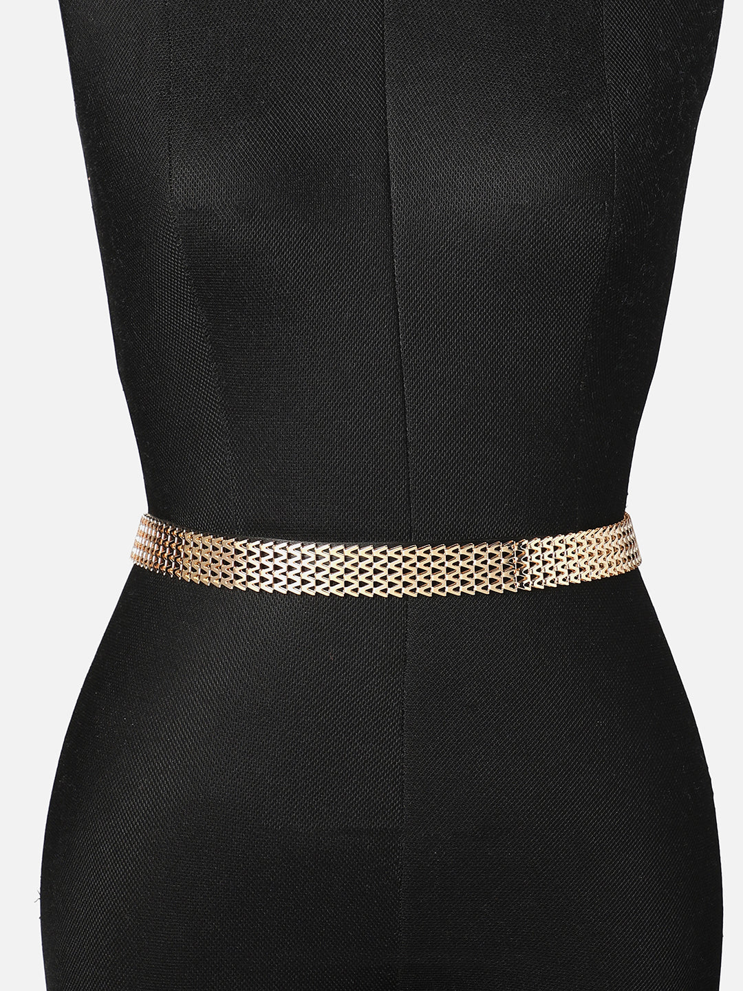 Gold Solid Waist Belt