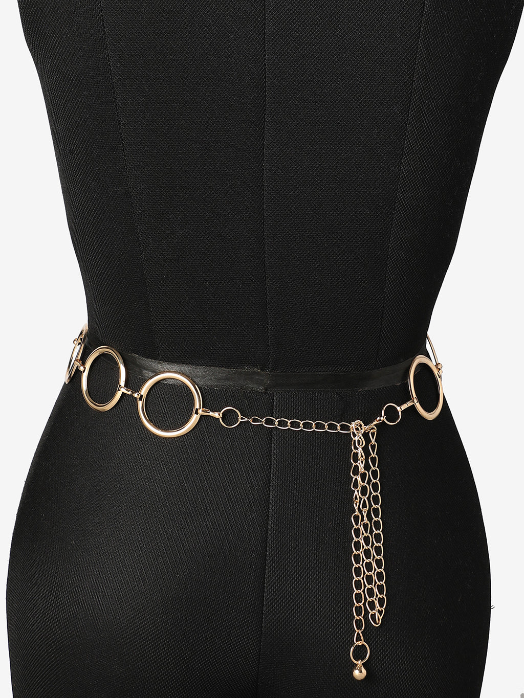 WOMEN GOLD SOLID WAIST BELT