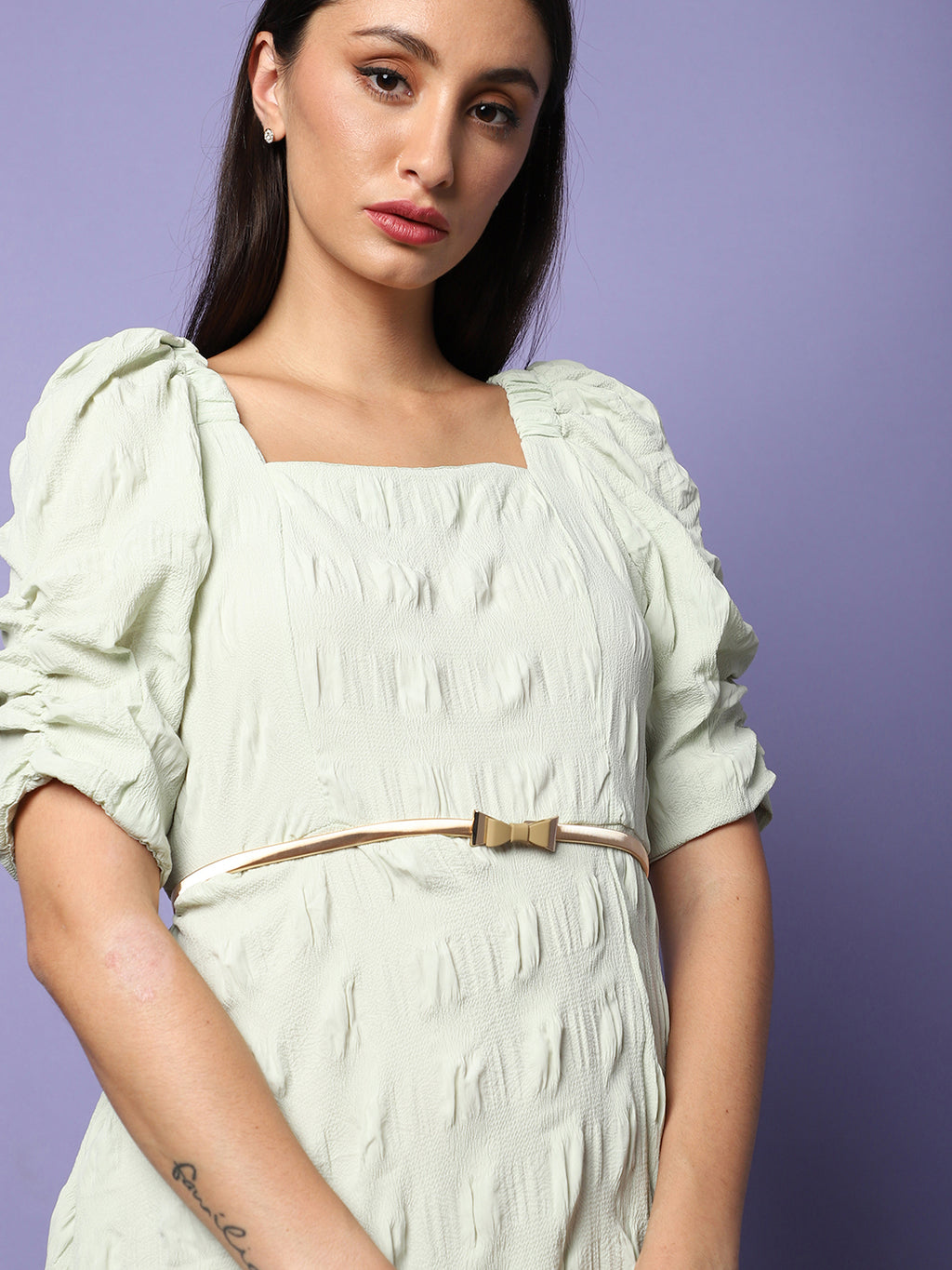 Gold Solid Waist Belt