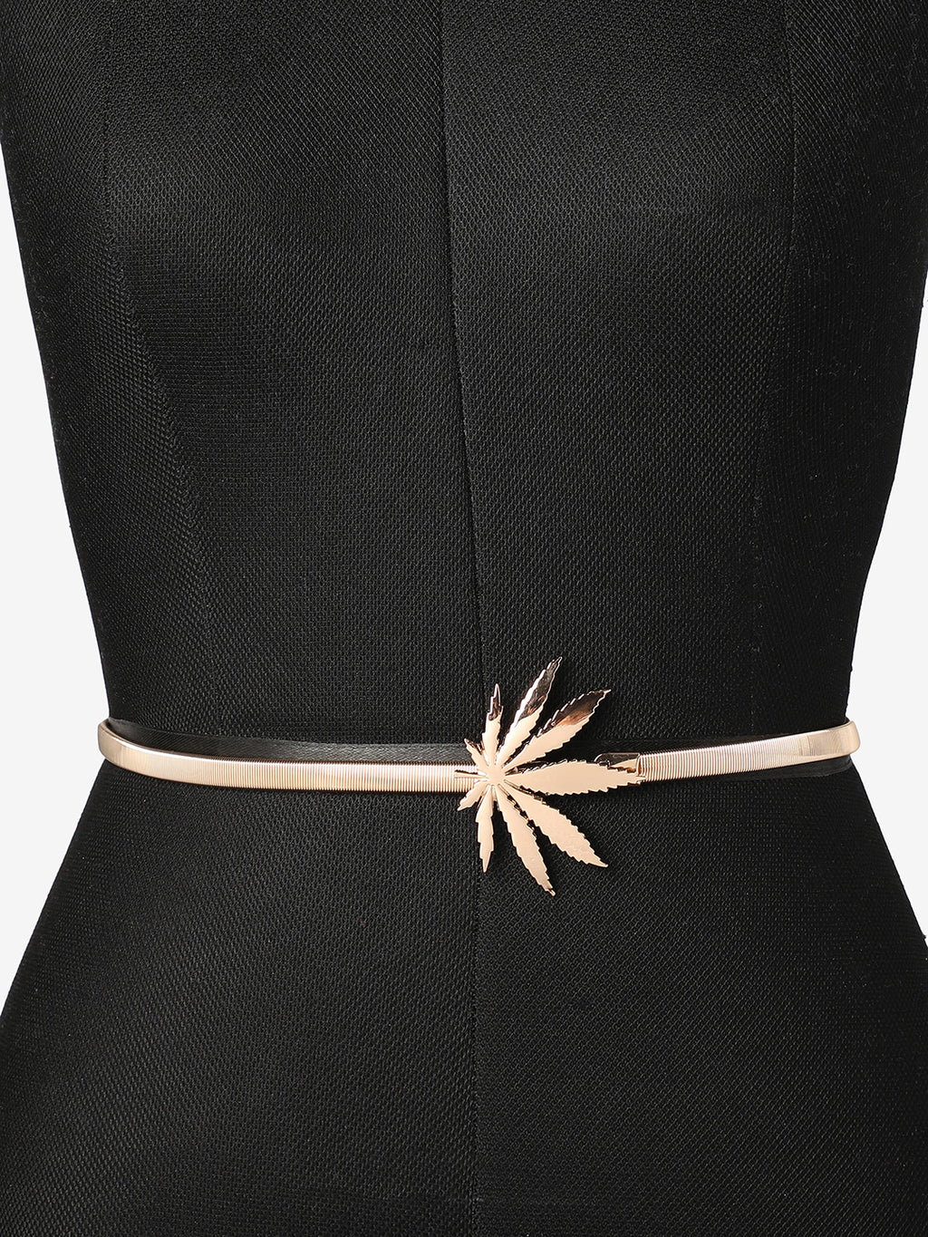 Gold Solid Waist Belt