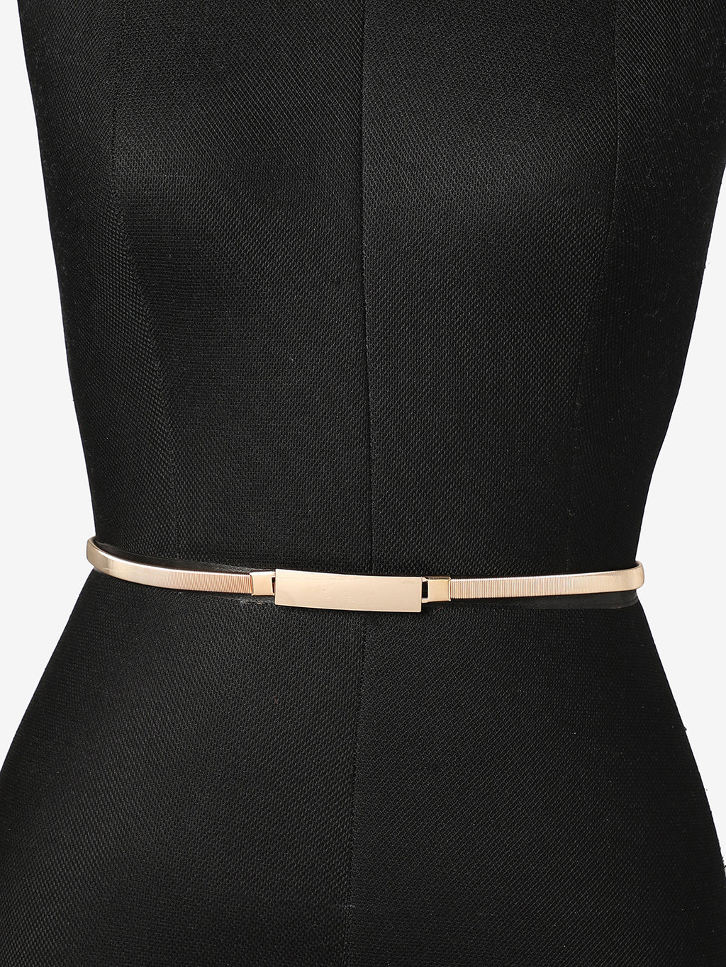 Gold Solid Waist Belt
