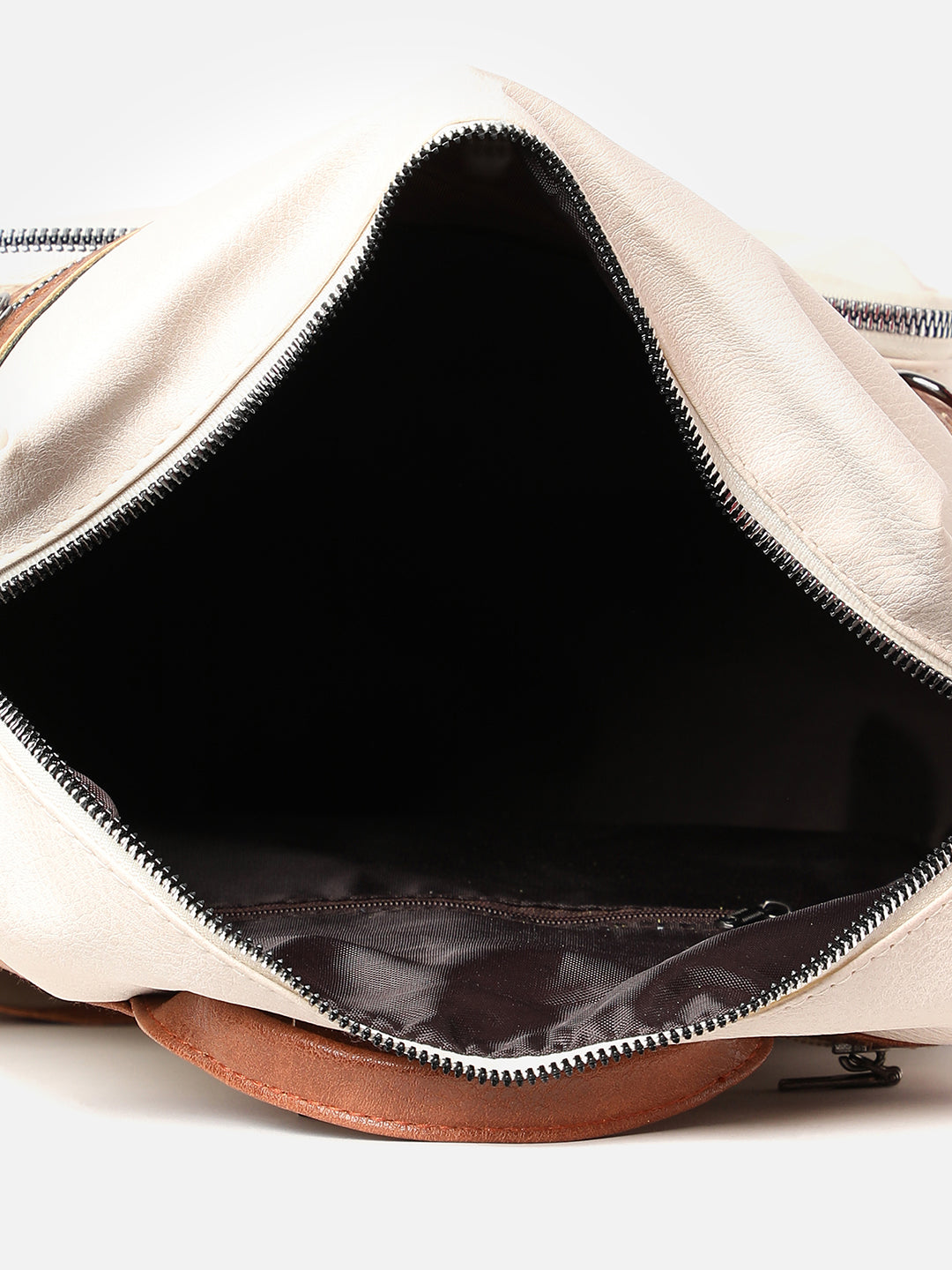 WHITE SOLID BACKPACK