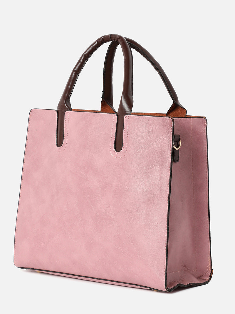Rose Pink Tote Bag Set