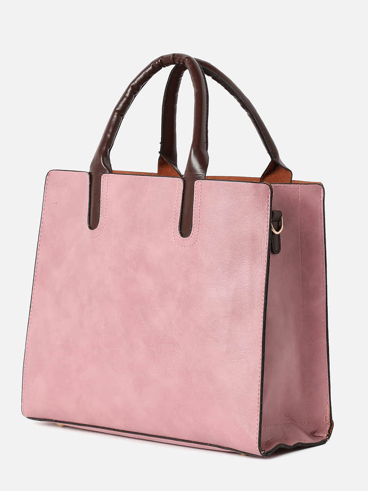 Rose Pink Tote Bag Set