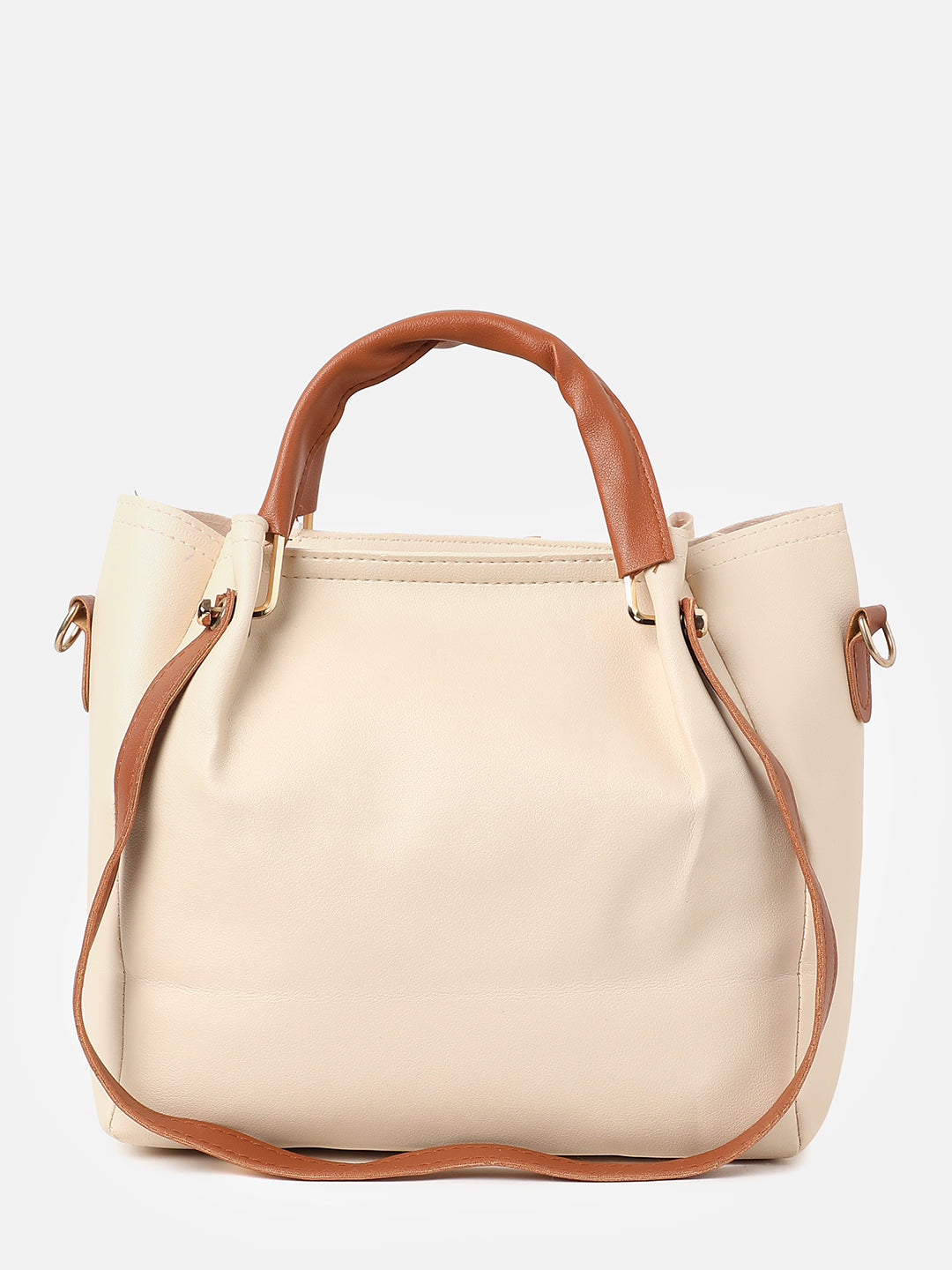 Bianca White Handbag & Pouch