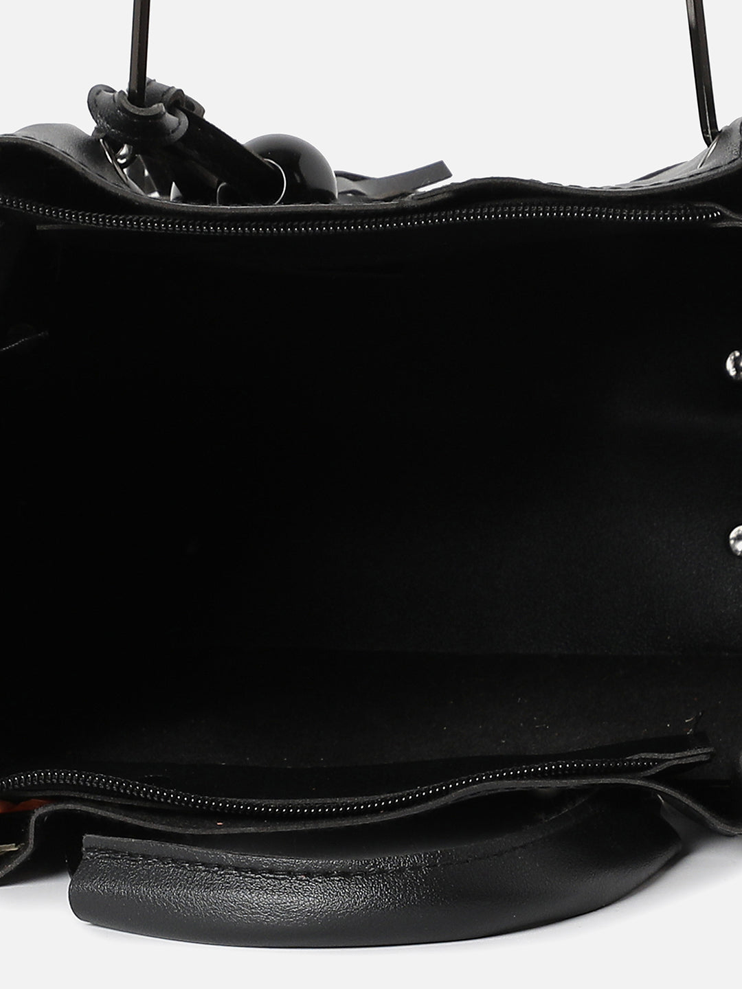 TEXTURED BLACK BAGS COMBO SET