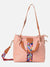 Bianca Pink Handbag & Pouch