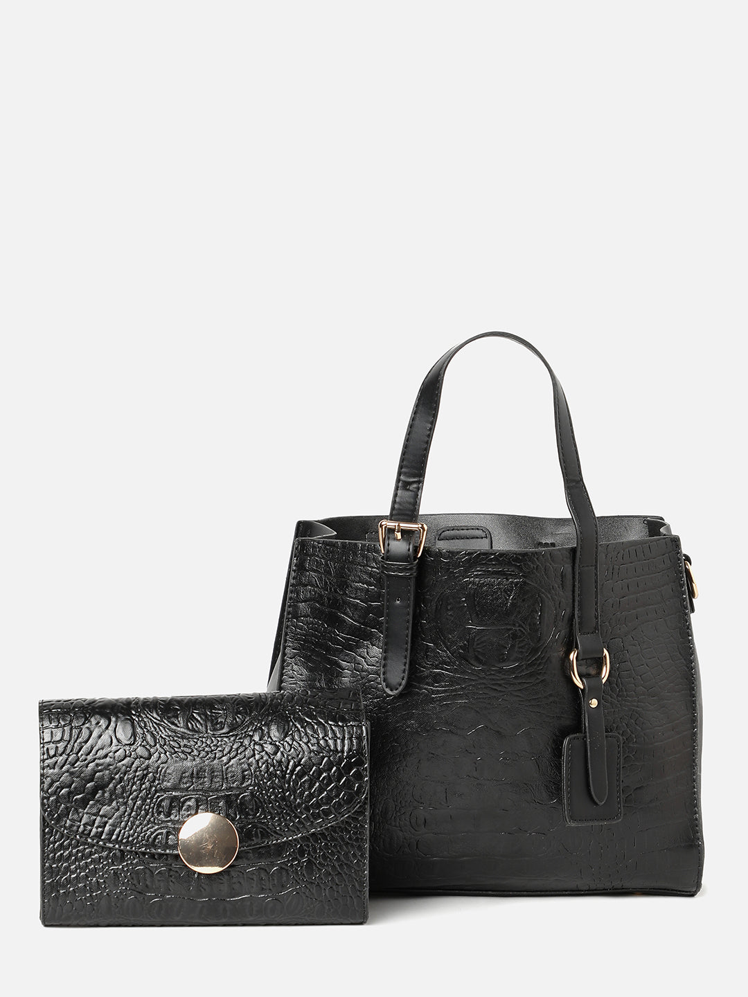 Phantom Black Handbag Set