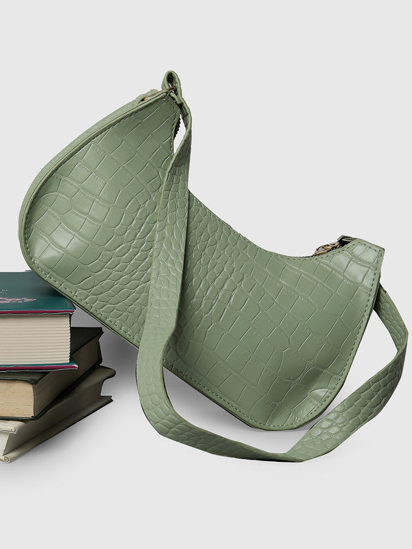 Croc-A-Diva Green Mini Bag