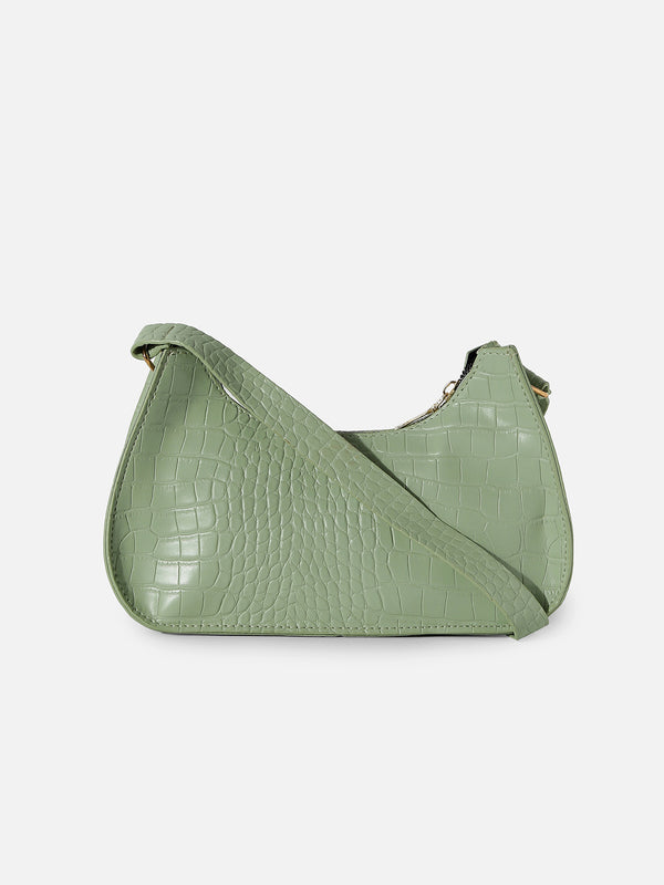 Croc-A-Diva Green Mini Bag