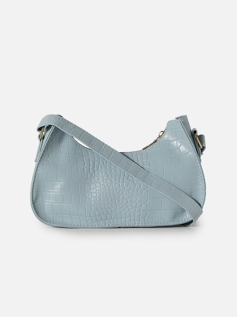 Croc-A-Diva Silver Mini Bag