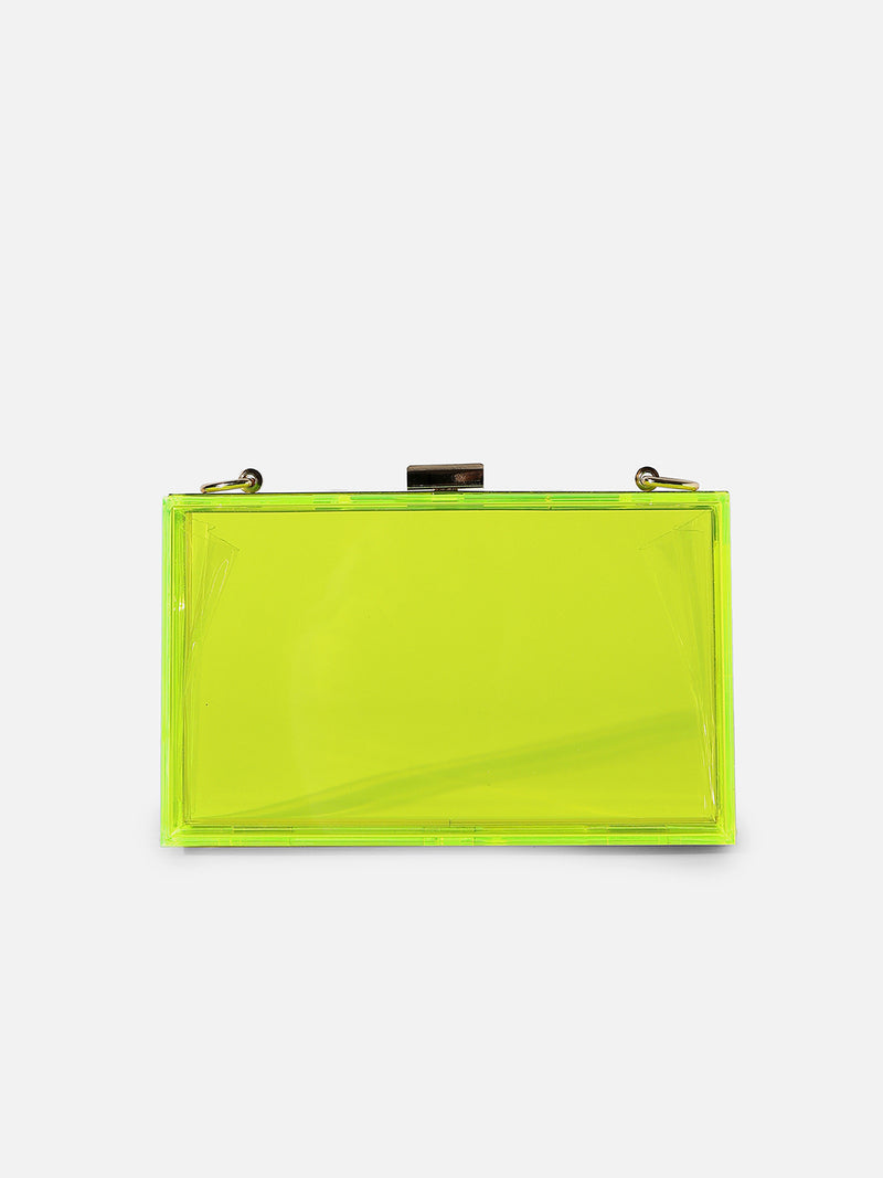 Illumine Transparent Green Mini Bag