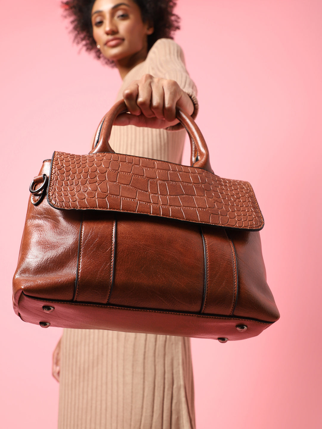 Aphrodite Brown Handbag