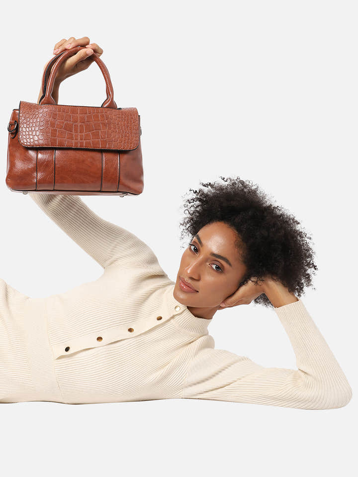 Aphrodite Brown Handbag