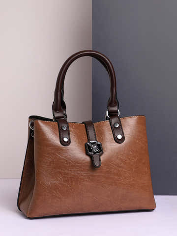 Perma Brown Tanned Handbag
