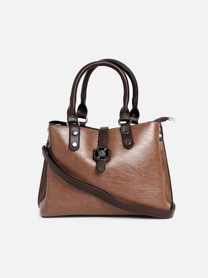 Perma Brown Tanned Handbag