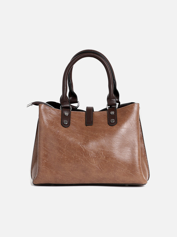 Perma Brown Tanned Handbag