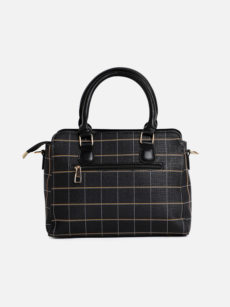 Noir Black Handbag With Pouch