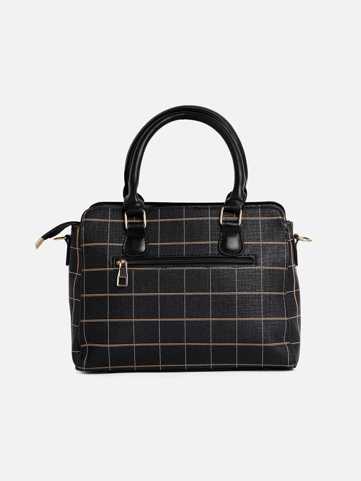 Noir Black Handbag With Pouch