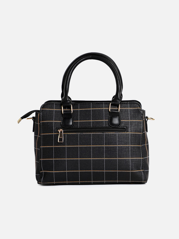 Noir Black Handbag With Pouch