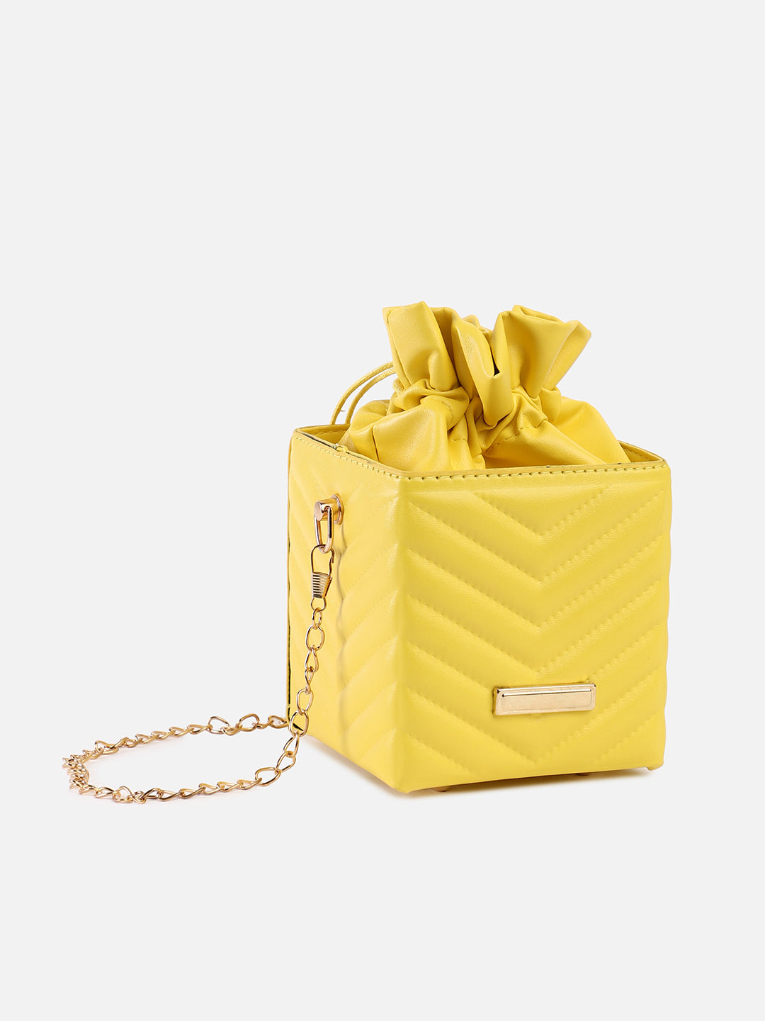 Dandelion Yellow Bucket Bag