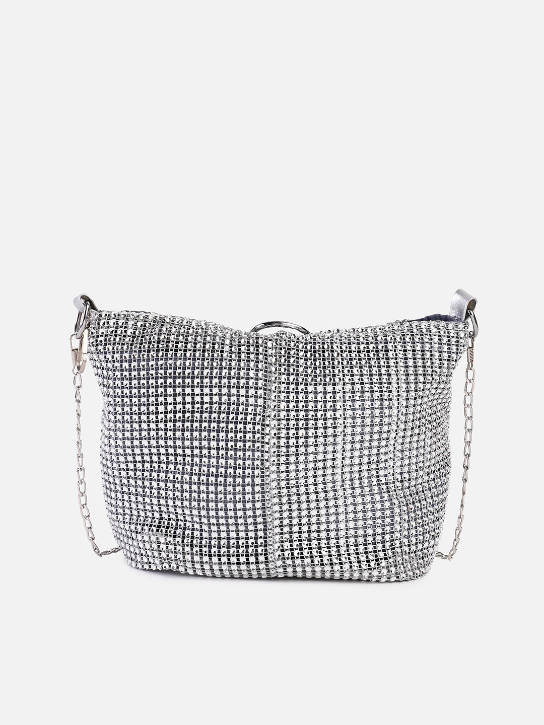 Hilary Silver Tote Bag