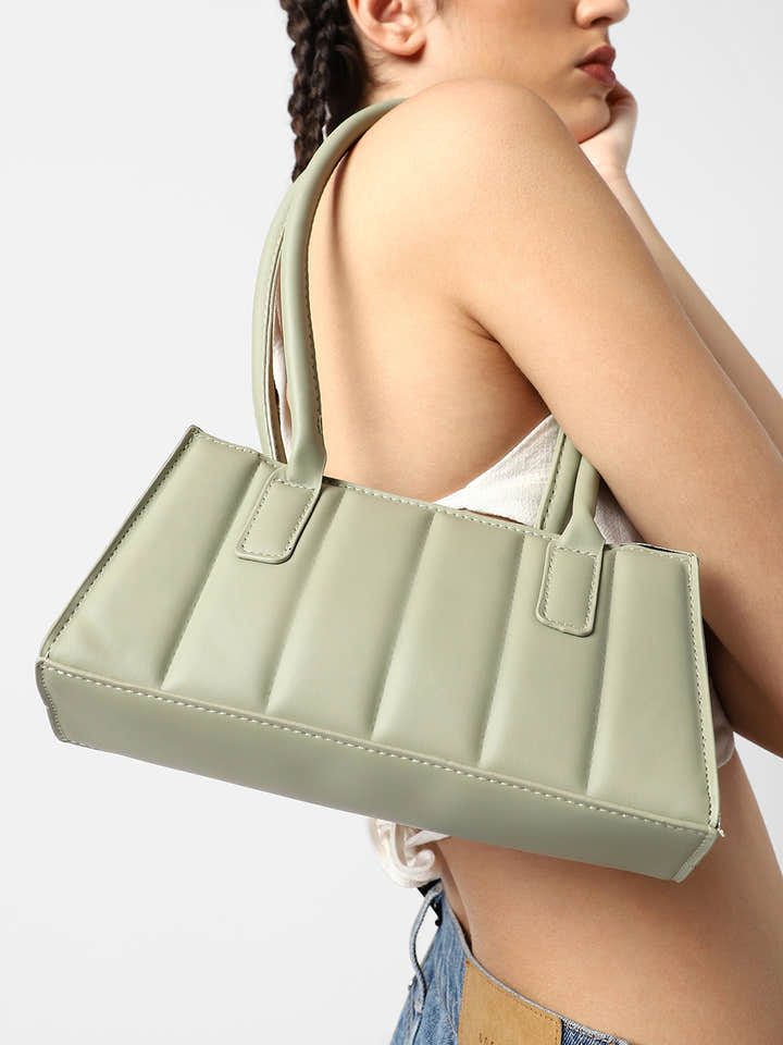 Deline Green Handbag