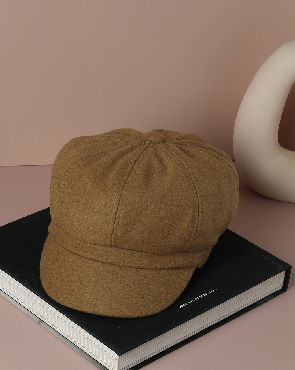 Beige Vintage Breton Cap