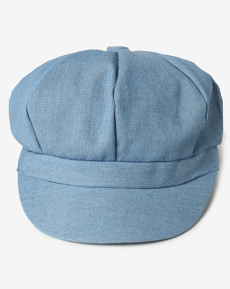 Blue Corduroy Vintage Newsboy Cap